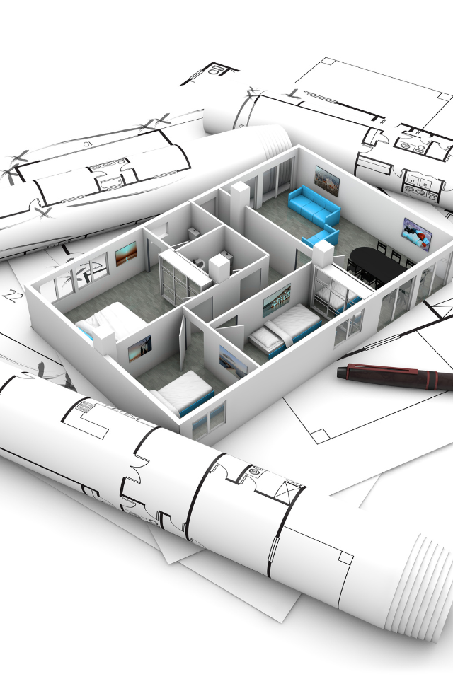 dr haus raumdesign blau